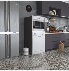 Resim Kenzlife Ankastre Fırın&bulaşık Makinesi Dolabı Botan Gri 150 70 60 Çamaşır Makinesi 