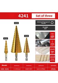 Resim Hombey Stahl-alüminyum-krom Delici Seti: 3'lü Spiral Kule Tipi Açıcı, Ev Ve İş Mekanları İçin Çok Amaçlı, Dayanıklı Ve Hassas Delme 