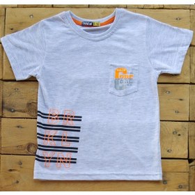 Resim Tanem Kids Kısa Kollu Erkek Çocuk T-Shirt 5-7 Yaş Gri 