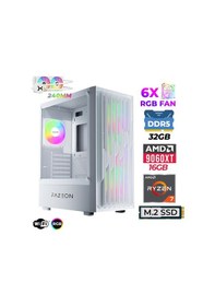 Resim Fazeon Astra X540 R7-9700X 32 GB 1 TB M.2 NVMe SSD 16 GB RX9060XT Free Dos Masaüstü Oyuncu Bilgisayarı 