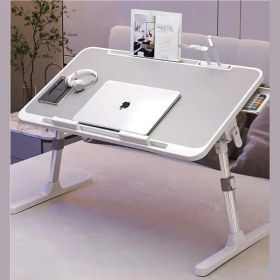 Resim Techtic Çok Amaçlı Yükseklik Ayarlı Fanlı Laptop Standı Katlanabilir Soğutuculu Notebook Sehpası 