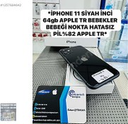 Resim Apple iPhone 11 İkinci El TR | 64 GB | Siyah İkinci El *İPHONE 11 SİYAH İNCİ 64gb APPLE TR BEBEKLER BEBEĞİ HATASIZ