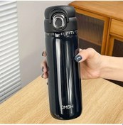 Resim Userfriendly11 Siyah 520ml Paslanmaz Celik Yalitimli Spor Termos Pipetli Ciftler Icin Tati Icekleri 