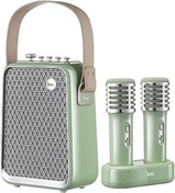 Resim Karachil Divoom Songbird-Hq Çift Karaoke Mikrofonlu Bluetooth Hoparlör (Yeşil) 