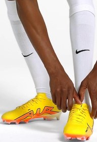 Resim Nike Mercurial Air Zoom F.g. M.g. Erkek Soccer Shoes Krampon Sarı 