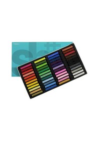 Resim Soft Pastel Toz Pastel Boya Seti 48 Renk Tam Boy Large Karışık Çok Renkli 