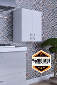 Resim rafineritasarım Rafineri Moza Çok Amaçlı Dolap Kapaklı Mutfak Balkon Banyo Mdf 