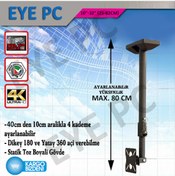 Resim Lg Samsung 55 58 62 66 80 82 Ekran 10 32 İnç Tv Tavan Askı Aparat 