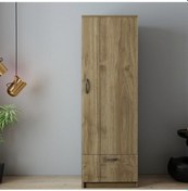 Resim Gardırop Sunay Tek Kapak Ceviz 
