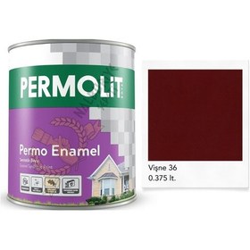 Resim Permolit Enamel Sentetik Yağlı Boya Vişne 0.375 Lt. 350 ML 