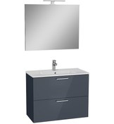 Resim Vitra Mia 75100 Banyo Dolabı Seti Çekmeceli 80 Cm Antrasit 