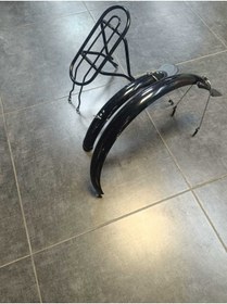 Resim Zozo Katlanır Bisikletlerle Uyumlu Ön - Arka Çamurluk ve Arka Bagaj Seti + Bagaj lastiği 