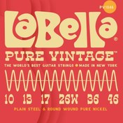 Resim La Bella Elektro Vintage Tone Gitar Teli PV1046 