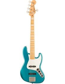 Resim Squier Classic Vibe Active 70s Jazz Bass V Akçaağaç Klavye Ocean Turquoise 5 Telli Bas Gitar 