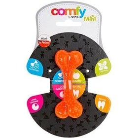 Resim Aquael Comfy Dental Naneli Diş Kaşıyıcı Köpek Kemik Oyuncağı Turuncu 8.5 Cm 
