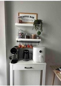 Resim Kahve Köşesi Takımı - Beyaz 70 X 30 X 92 