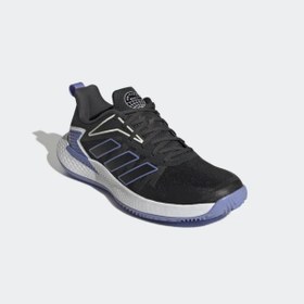 Resim adidas Gx7135 Defiant Speed Toprak Siyah Kadın Tenis Ayakkabısı 