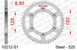 Resim HONDA CRF450 R ÇELİK ARKA DİŞLİ 520 X 51 Afam