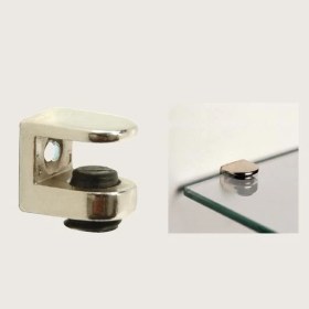 Resim Gürçay Hırdavat Sıkıştırmalı Cam Raf Pimi 5 mm Vidalı 4'lü 