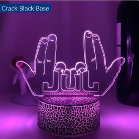 Resim Metabagua De Beers Led Gece Lambası Ünlü Jul Hayranlar Için Yatak Odası Dekorasyon Aydınlatma Doğum Günü Hediyesi Güçlendirilmiş Renk Değiştiren 3d Lamba Jul Rsfp6a Bej 