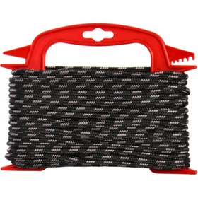 Resim Globe 5,0 Mm Polyester Çok Amaçlı Ip Halat - Siyah-gri - 20 M. 