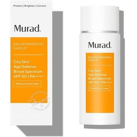 Resim Murad City Skin Age Defense Spf 50 - Anti-aging Etkili Mineralli Gündüz Bakımı Kremi 50 Ml 