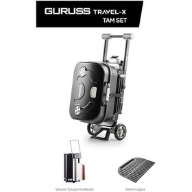 Resim Guruss Travel-x Taşınabilir Mangal Tam Set Siyah Model:grs20 