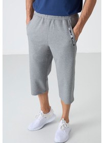 Resim Tommy Life Gri Melanj Ön Cep Detaylı Standart Kalıp Klasik Paça Erkek Kapri - 83092 GRI MELANJ 