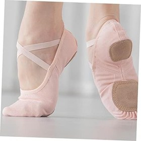 Resim GALPADA Yetişkinler İçin Rahat Ayakkabıları Esnek Nefes Alabilir Ballet Pratik Ayakkabıları Yoga Modern Bale Ve Daha Fazlası İçin Uygun 