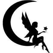 Resim Peri Kızı - Araç, Oto, Laptop, Duvar Uyumlu Sticker 20*22 cm 