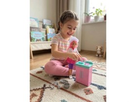 Resim Farbu Oyuncak Elonna Mutfakta! Aksesuarlı Şef Bebek Oyun Seti - Eklem Hareketli Şık Aşçı Oyuncak Bebek 