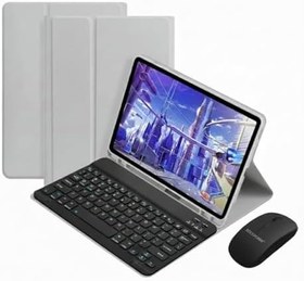 Resim Microcase Xiaomi Poco Pad M1 12.1 inch Tablet için Bluetooth Klavye ve Mouse + Kılıf BKK6 (Siyah) 