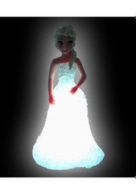 Resim Frozen Renk Değiştiren Led Işıklı Lamba 16x9cm - Beyaz,1 Adet 