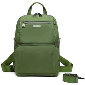 Resim Barcelona Saten Kumaş Kadın Postacı Ve Sırt Çantası Barcelona 2108 Camel 