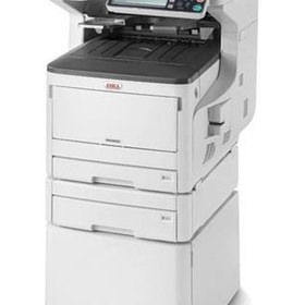 Resim Oki Mc853Dnct Renkli Laser Yazıcı Tarayıcı Fotokopi Faks 