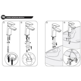 Resim Eca Myra Lavabo Bataryası 102108986H 
