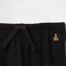 Resim Gap Erkek Bebek Brannan Bear İşlemeli Pull-On Jogger Eşofman Altı Siyah - 6-12 Ay 