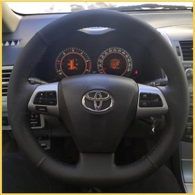 Resim Toyota Corolla 2011-2012 Tam Uyumlu Direksiyon Kılıfı Derisi Sökülmeden Yapılması Gerekiyor 