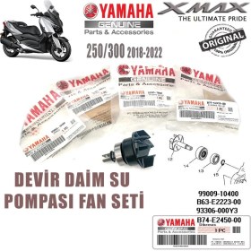 Resim Yamaha Xmax 250/300 2018-2024 Orijinal Devir Daim Su Pompa Fan Seti 