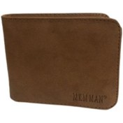 Resim MKM MAN Unisex Kahverengi Nubuk Cüzdan 