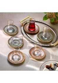 Resim Schafer Keops 6 Lı Cam Çay Seti 12 Parça-asorti Yok 