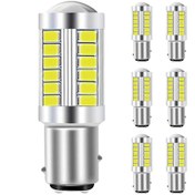 Resim Yaleker 10 Adet 1157 Modeli Bay15d Arayüzlü P21/5w Araba Led Stop Feneri Ampülü 