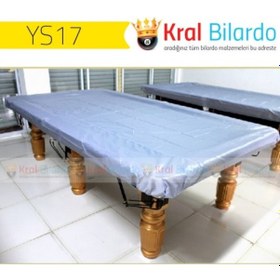 Resim Bilardo Masası Örtüsü - Koruyucu Branda Örtü Bilardo Masa Örtüsü Maç Masası 3.10 