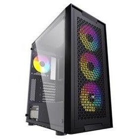 Resim PowerBoost PB-P501B 650w 80+ Bronze USB 3.0 Mesh ARGB Fanlı Gaming Kasa 