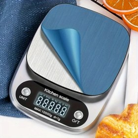 Resim Oldfriend 1 Adet Hassas 22.05lb/1g Mutfak Terazisi Tare Fonksiyonlu Lcd Ekran Kompakt 