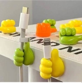 Resim Ttt El Şeklinde Kablo Tutucu 10 Adet 