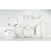 Resim Leggno Chester Premium Silver CHEP1001SET24S 24 Parça Yemek Takımı 