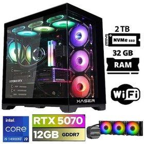 Resim Xaser Lexus X150 I9 14900KF 32GB Ddr5 Ram 2tb M.2 Nvme SSD 12GB RTX5070 Masaüstü Oyuncu Bilgisayarı 