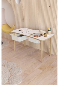 Resim Çocuk Aktivite Çalışma Masası Beyaz 