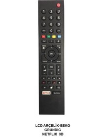 Resim Arçelik - Beko Lcd 3D Grundig Netflix'Li Kumanda 